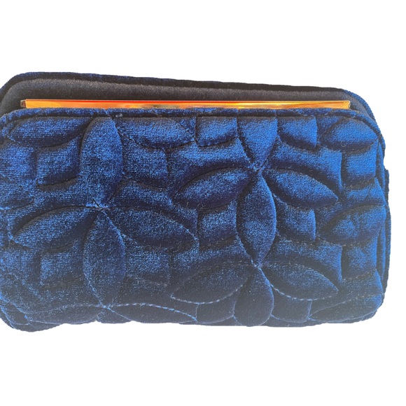 Dressy clutch or shoulder bag dark blue in color. Draper James brand. NWT. - Picture 1 of 5